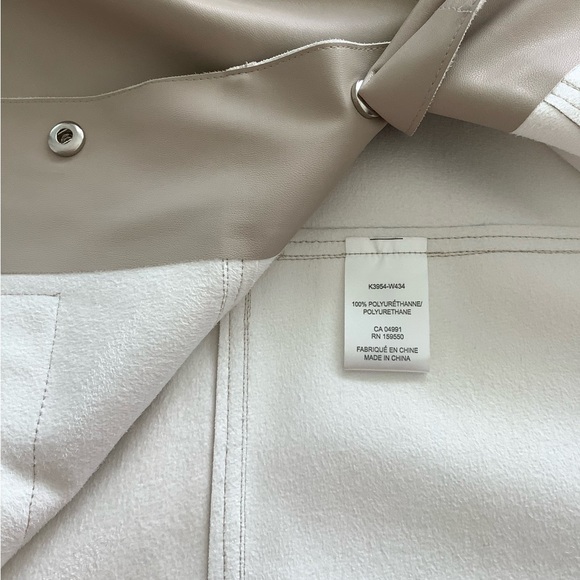 Hilary Radley for Katharine Barclay Faux Leather jacket/cape - Picture 6 of 6